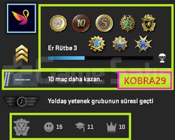 FACEİT+ 11 MADALYALI 906 WİN 2360 SAAT SEÇKİN