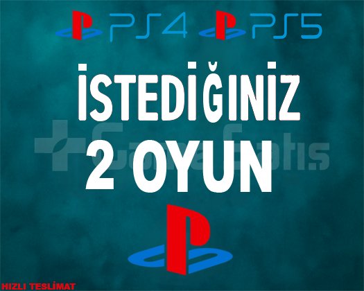 İSTEDİĞİNİZ 2 OYUN PS4/PS5 +GARANTİ
