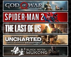 GOW +Spider 2 +TLOU1 +UNCH +Wukong