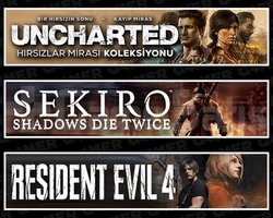 Uncharted +Sekiro +Resident Evil 4