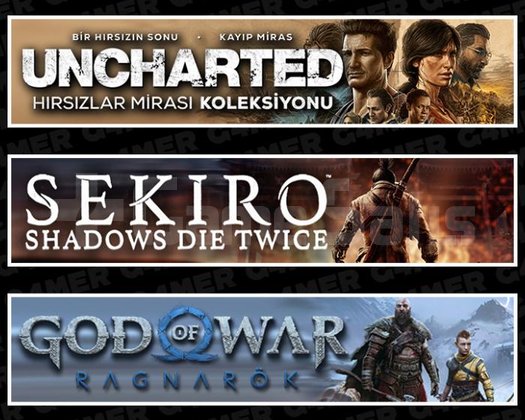 Uncharted +Sekiro +Ragnarök