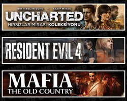 Uncharted +Resident Evil 4 +Mafia