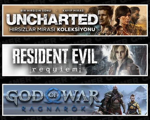 Uncharted +RE Requiem +Ragnarök