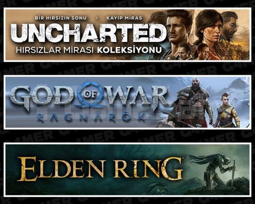 Uncharted +Ragnarök +Elden Ring