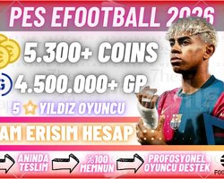 ANDROID 5300 COIN + 4.5M GP -TAM ERİŞİM HESAP
