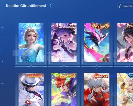Flawles elsa bir çok precius kostum legend