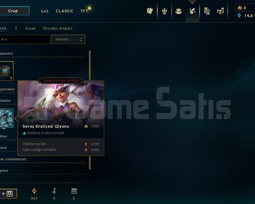 UNRANKED DERECELİ HAZIR FRESH 4 SKİN HANMADE