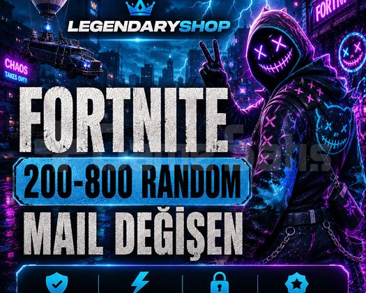 200-850 SKİN FORTNİTE MAİL DEĞİŞEN HESAP