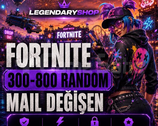 300-850 SKİN FORTNİTE MAİL DEĞİŞEN HESAP