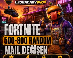 500-850 SKİN FORTNİTE MAİL DEĞİŞEN HESAP
