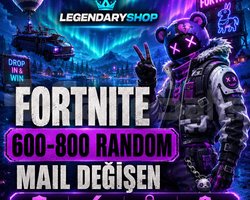 600-850 SKİN FORTNİTE MAİL DEĞİŞEN HESAP