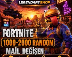 1000-2000 SKİN FORTNİTE MAİL DEĞİŞEN HESAP