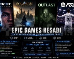 Epic Games Premium Hesap | 20+ Oyun |
