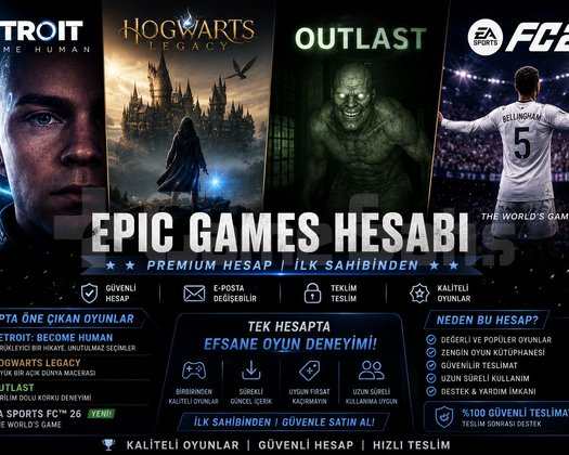 Epic Games Premium Hesap | 20+ Oyun |