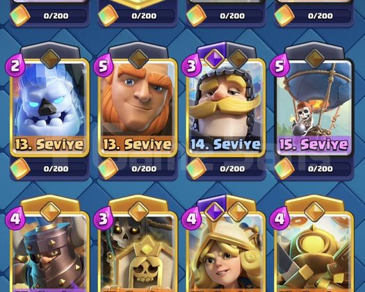 CLASH ROYALE 12K HESAP ÇOĞU EVRİM VAR