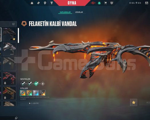 DOPDOLU VALORANT HESAP 8 VANDAL / RGX KARAMBİT
