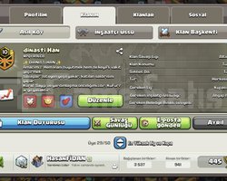 10 level 29 üyeli aktif klan Altın 1 lig