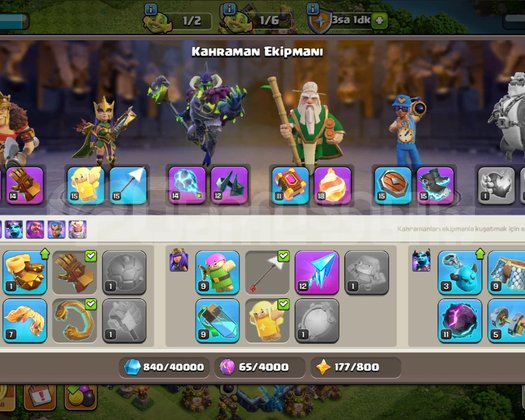 ACİL SATILIK CLASH OF CLANS HESABI