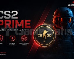 QUICKACC CS2 PRIME | FULL ERİŞİM | RANK HAZIR