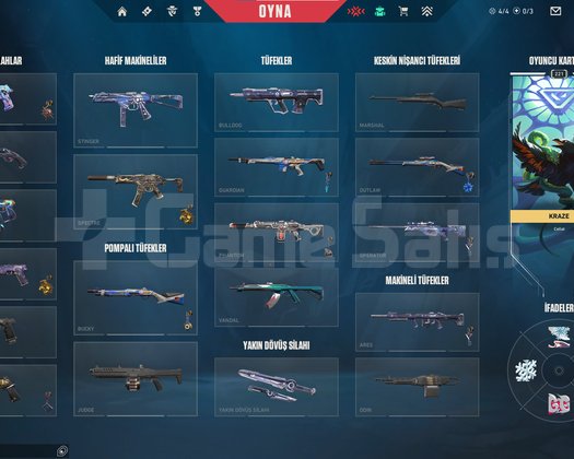 220+level gold skinli ilk sahibinden valo hesap