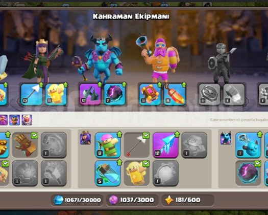 ACİL SATILIK CLASH OF CLANS HESABI