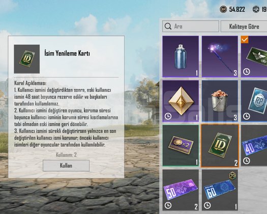 TEK BAĞ !! ALTIN V + 2X ID KARTI ++