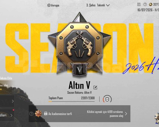 TEK BAĞ !! ALTIN V + 2X ID KARTI ++