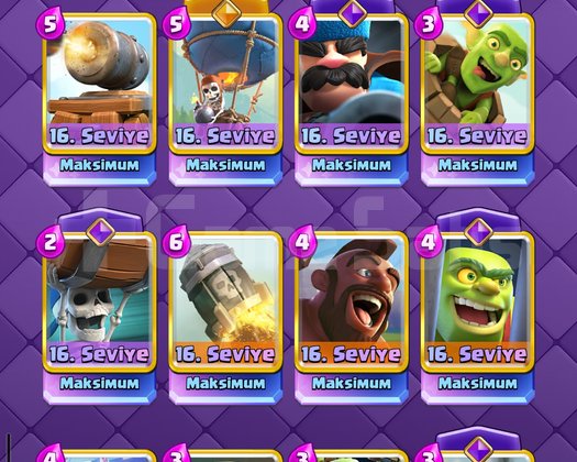 CLASH ROYALE 10 YILLIK HESAP 76 MAX