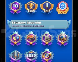 CLASH ROYALE 10 YILLIK HESAP 76 MAX