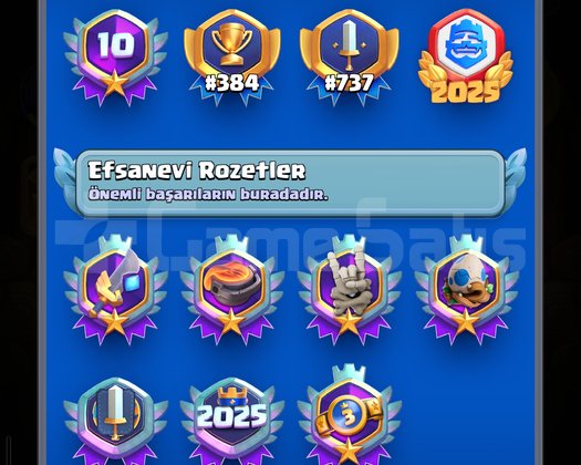 CLASH ROYALE 10 YILLIK HESAP 76 MAX