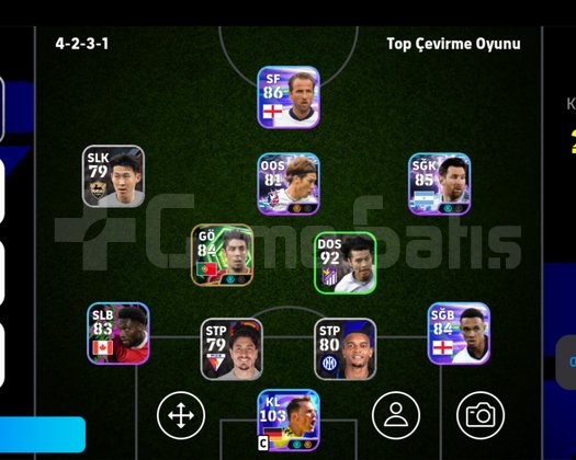 107 NEUER , RUİ COSTA 103 , ESAKA 100