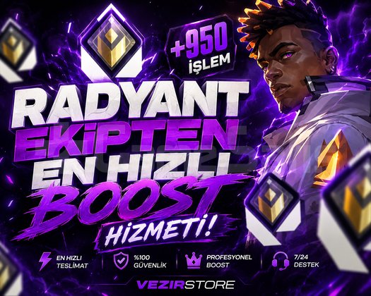 RADYANT EKİPTEN ÜST DÜZEY BOOST HİZMETİ!