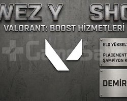 Valorant En Hızlısından Demır-Gold Arası Boost