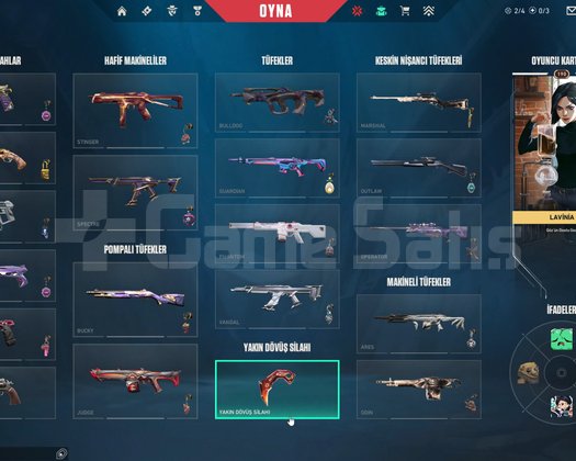 8 Vandallı 4 Bıçaklı bol skinli plat hesap