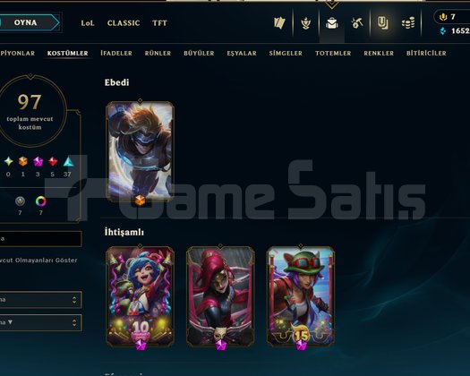 97 SKIN UNRANKED KASMALIK HARİKA HESAP