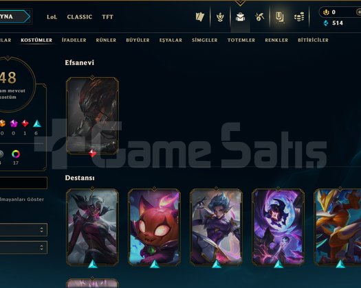 48 SKIN GRANDMASTER ÇERÇEVE VE MMR HESAP