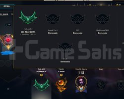 48 SKIN GRANDMASTER ÇERÇEVE VE MMR HESAP