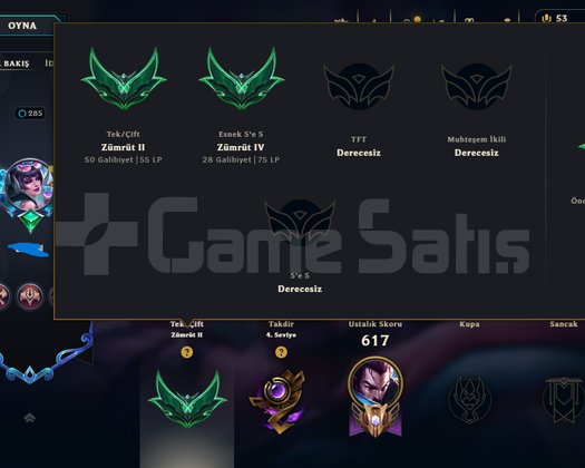 240 SKIN EMERALD 2 90 RENK 67K MAVİ ÖZ