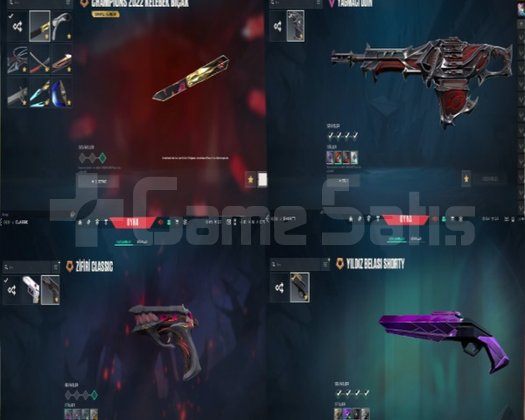 Valorant champions 2023 vandal ve 2022 Setli hesap