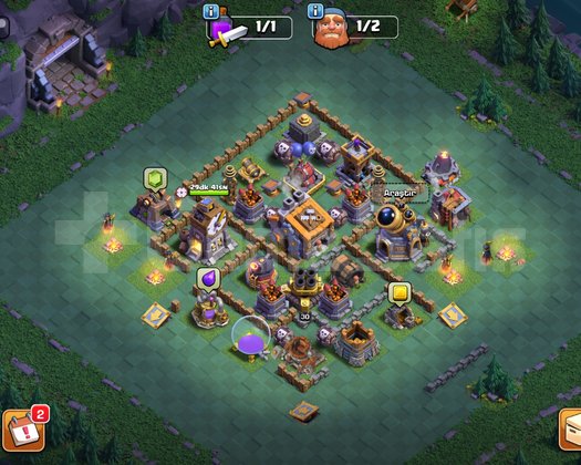180 seviye bb 16 clash of clans hesabı
