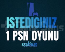 İstediğiniz 1 PSN Oyunu PS4/PS5/PS5 PRO