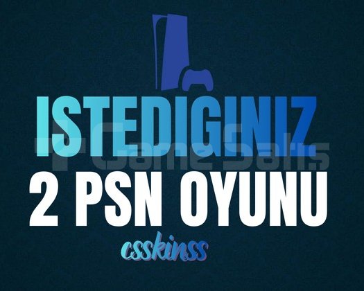 İstediğiniz 2 PSN Oyunu PS4/PS5/PS5 PRO
