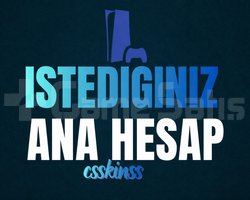 İstediğiniz 1 PSN ANA HESAP PS4/PS5/PS5 PRO