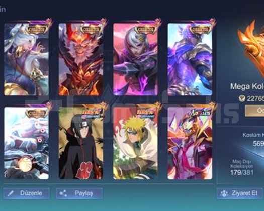 Acil satılık MEGA 2 full kostüm collector anime