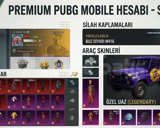 Satılık PUBG MOBİLE hesabı