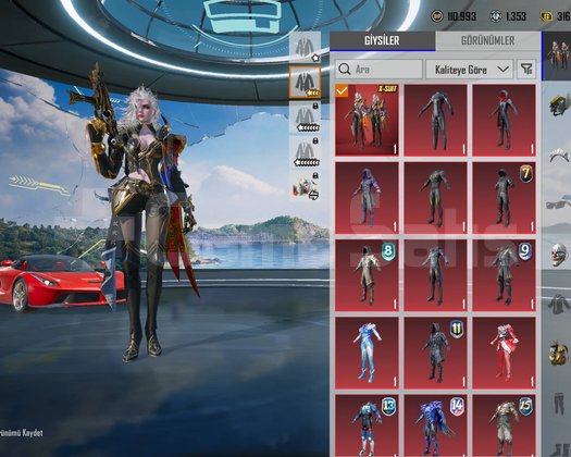 SPOR ARAÇLI BUZ M416 MAX MASKARA 5 LVL 83 LVL ESK