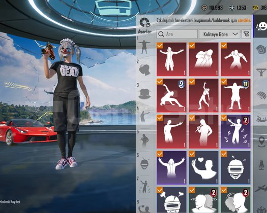 SPOR ARAÇLI BUZ M416 MAX MASKARA 5 LVL 83 LVL ESK
