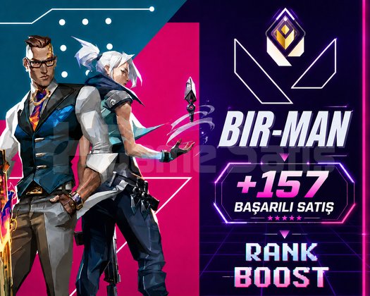 +157 BAŞARILI SATIŞ HIZLI VE GÜVENLİ BOOST İŞLEMİ!