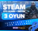 İSTEDİĞİNİZ 3 OYUN + OTO GUARD + GARANTİ