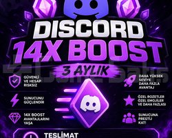 DISCORD 14X BOOST | 3 AYLIK